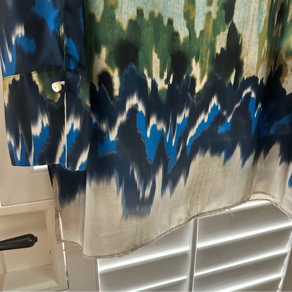 Zara V-Neck Tunic blouse long sleeve NWT - Picture 3 of 8